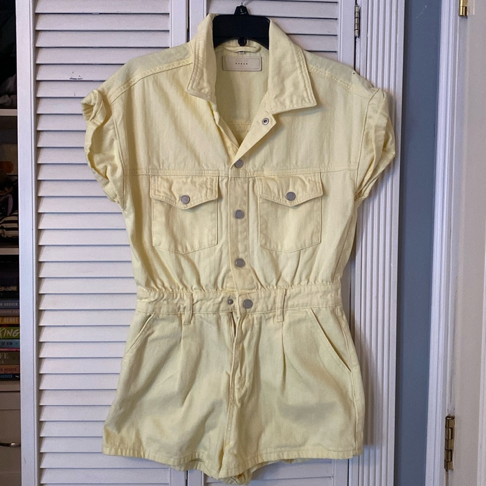 BLANKNYC Yellow Romper Denim